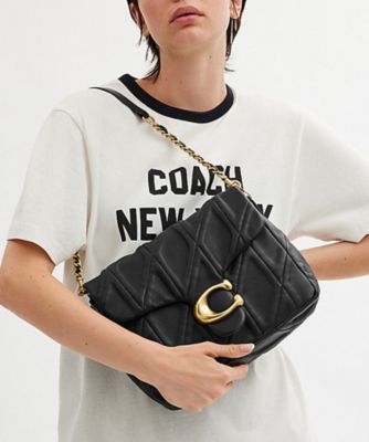 ＜COACH＞タイムズ　スクエア　タビー　ショルダー　バッグ　２６・キルティング